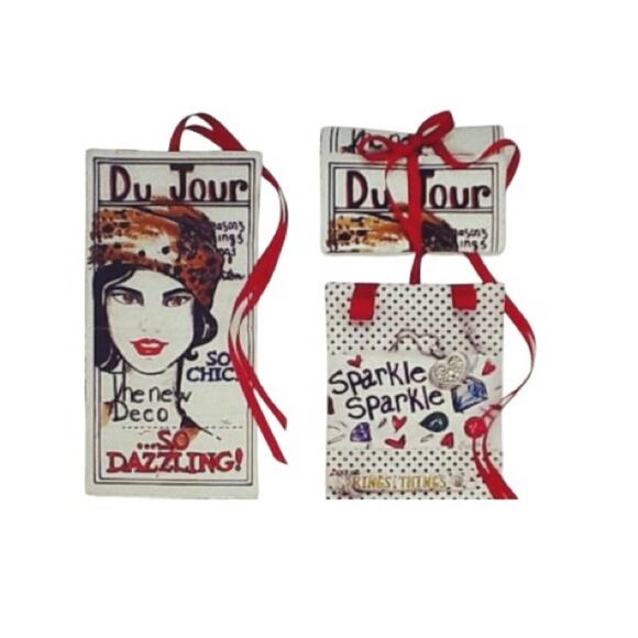 Brighton Travel Jewelry Roll Case Magazine Cover Design Deco Dazzling Sparkle - Picture 1 of 8